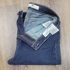 Levis Perfectly Slimming 512 Bootcut Jeans Dark Wash Size 10L Waist 27 Inches